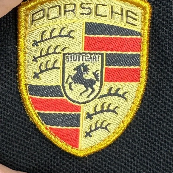 Porsche Driver Selection Men Polo Shirt 2XL Black Performance Short Sleeve Rugby